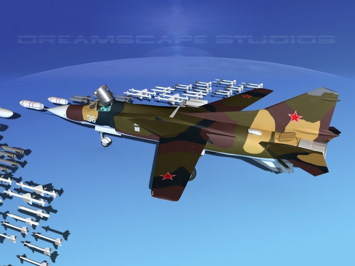 Mig 23 Flogger B V02 USSR 3D model_10