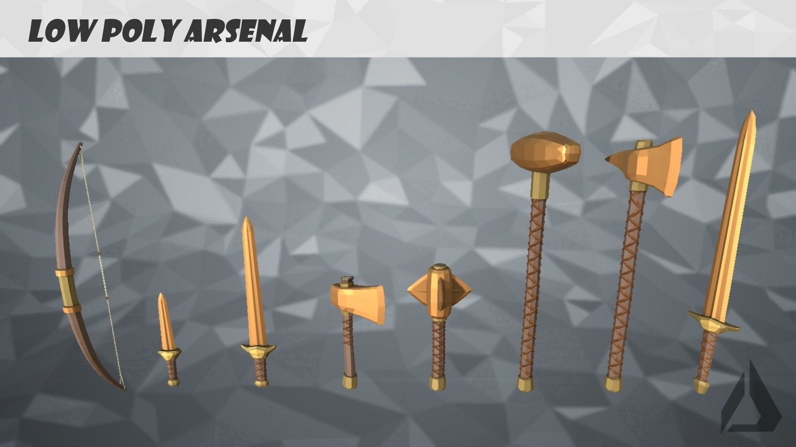 Low Poly Arsenal - Copper Free low-poly 3D model_2