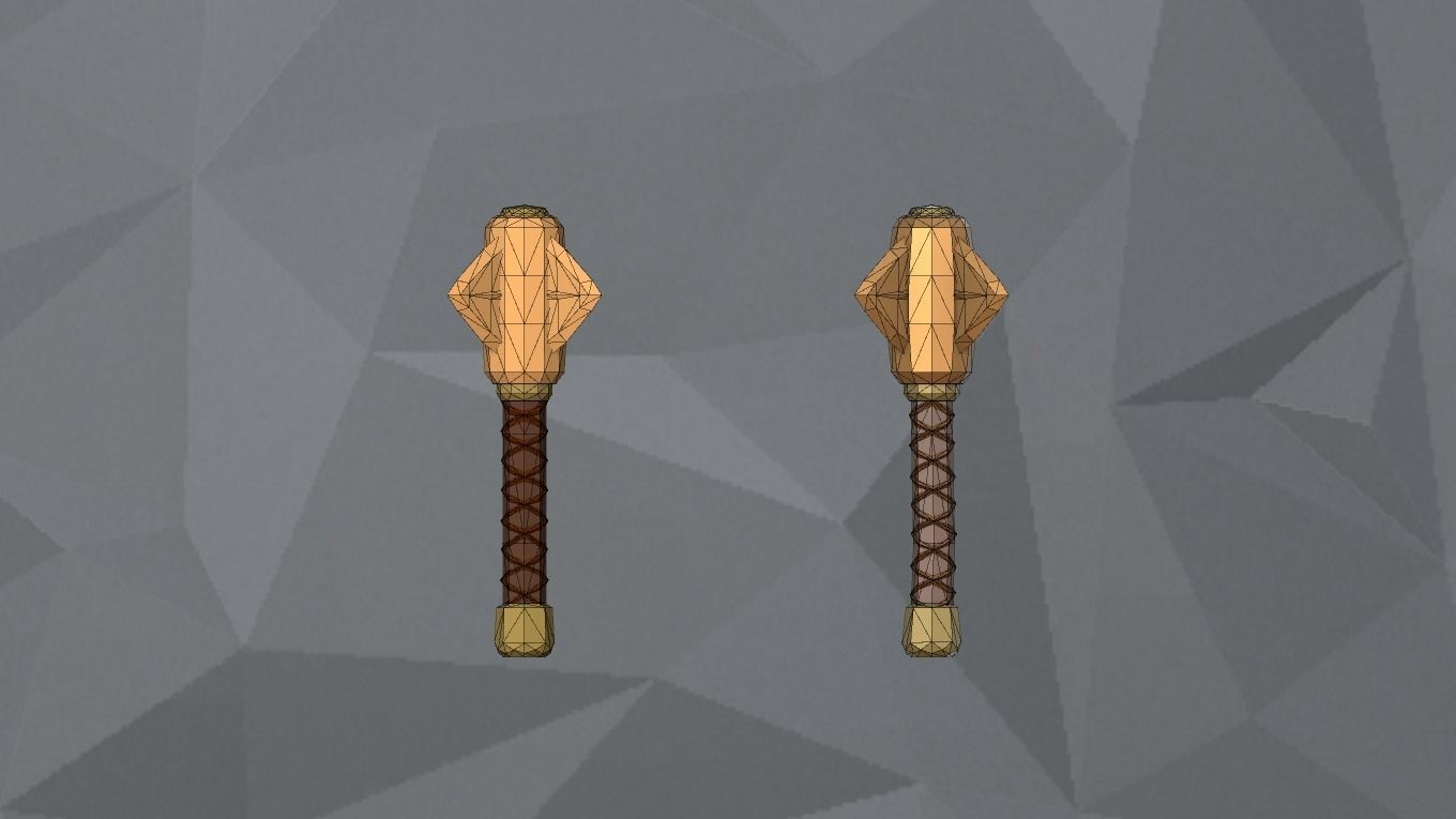 Low Poly Arsenal - Copper Free low-poly 3D model_11