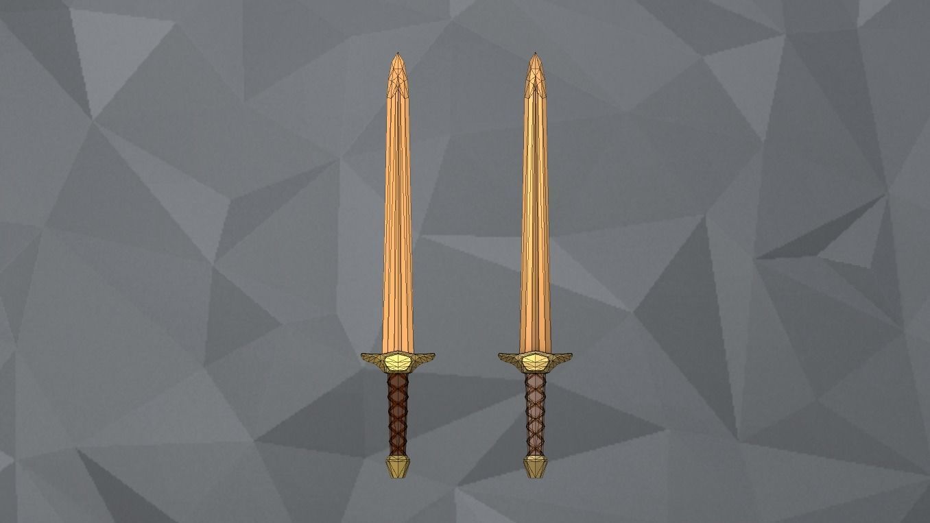 Low Poly Arsenal - Copper Free low-poly 3D model_9