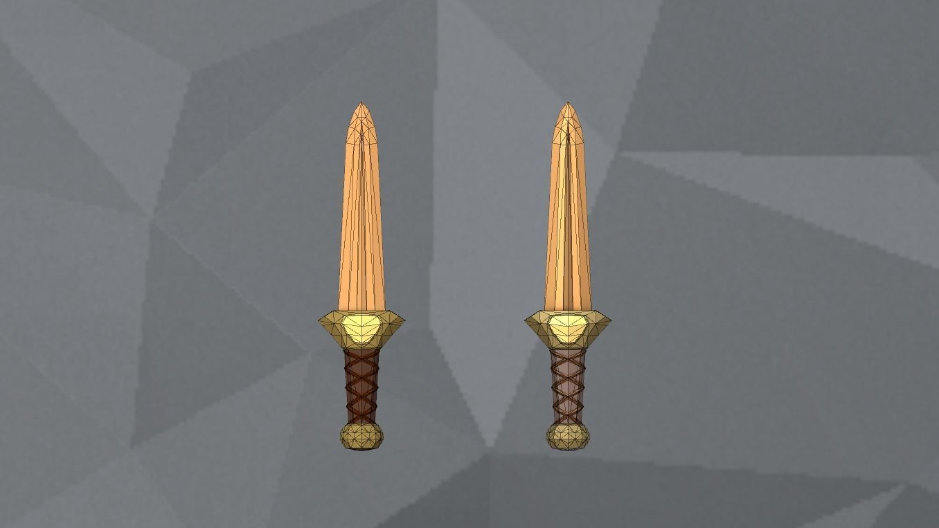 Low Poly Arsenal - Copper Free low-poly 3D model_8