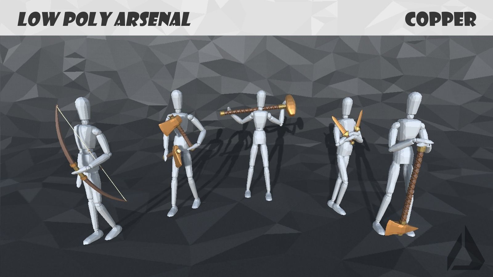 Low Poly Arsenal - Copper Free low-poly 3D model_5