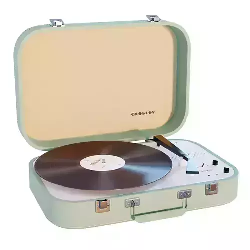 Crosley Coupe Turntable Low-poly 3D model