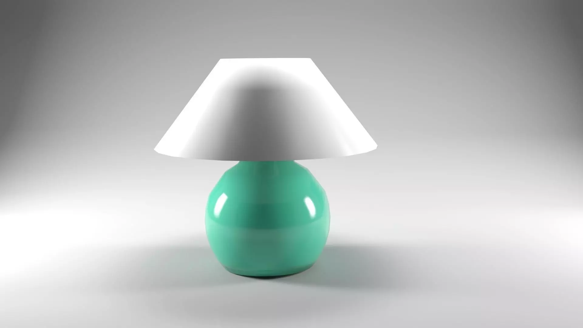Table lamp Free low-poly 3D model