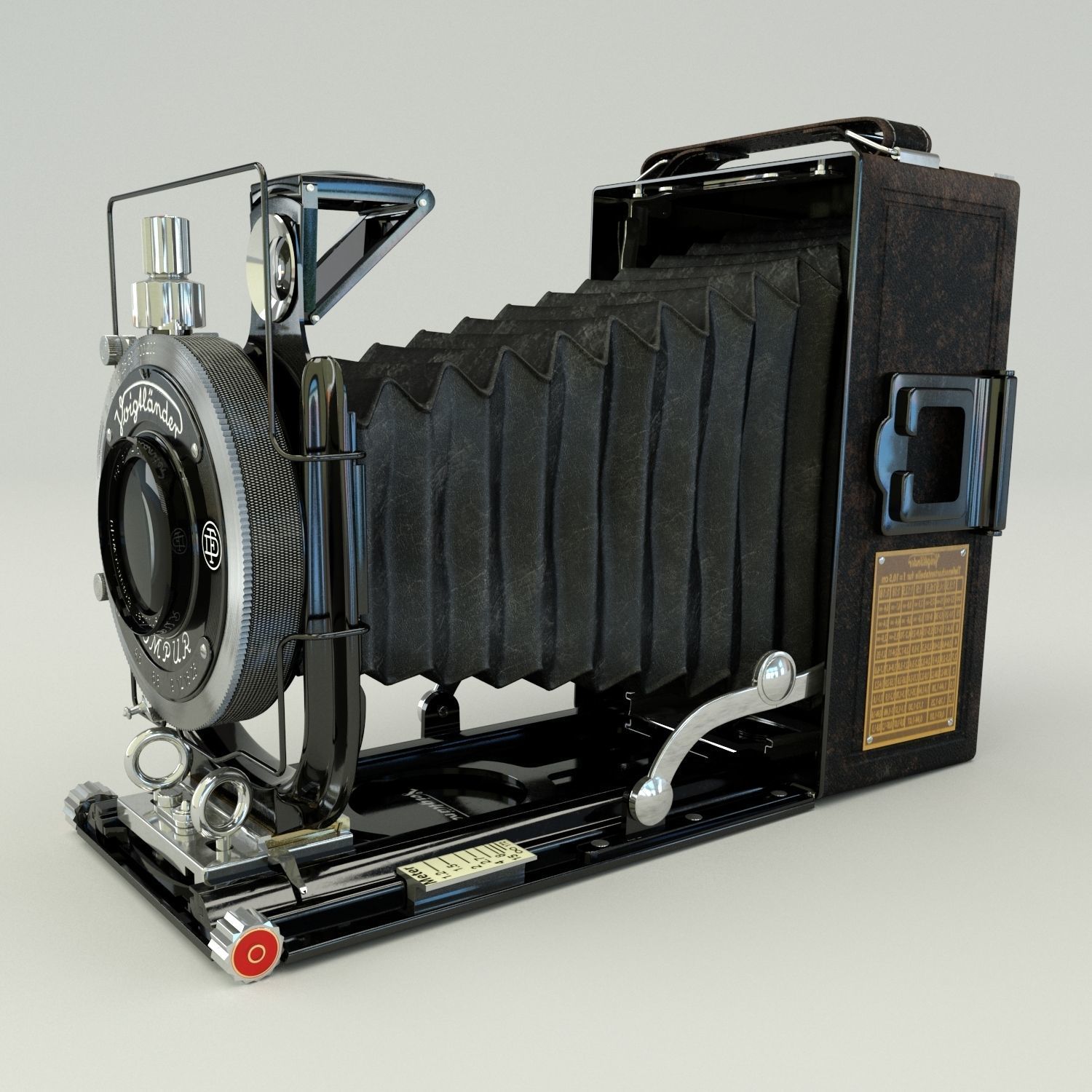 Voigtlander Bergheil Compur 3D model_1