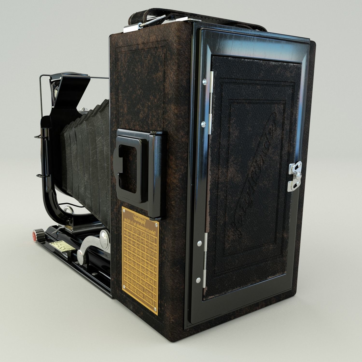 Voigtlander Bergheil Compur 3D model_2