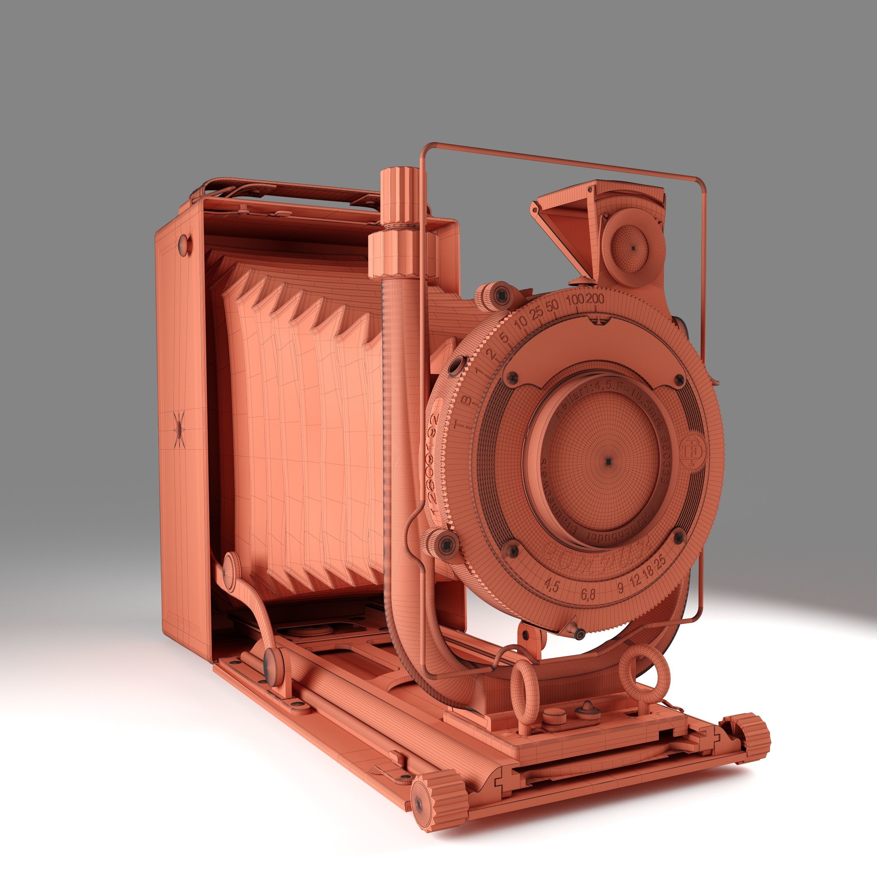 Voigtlander Bergheil Compur 3D model_5