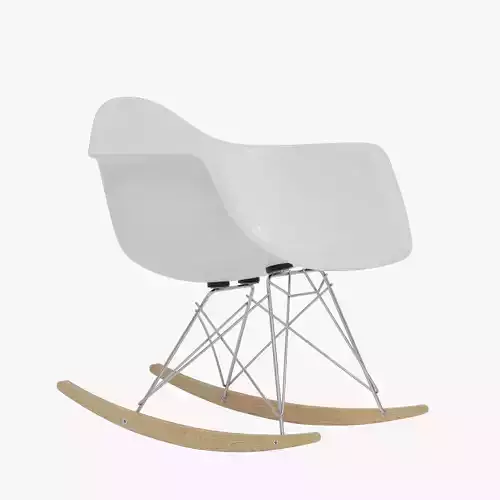 Eames Molded Plastic Side Chair Dowel Base