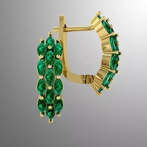 Earrings n 23 3D print model