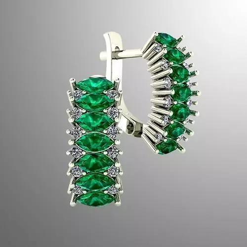 Earrings 24 3D print model