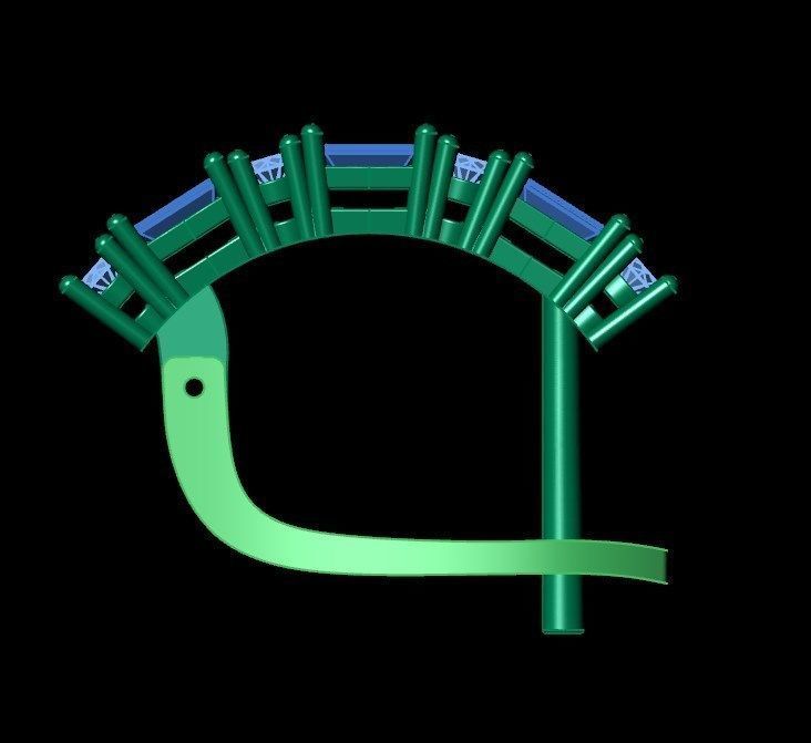 Earrings 25 3D print model_4