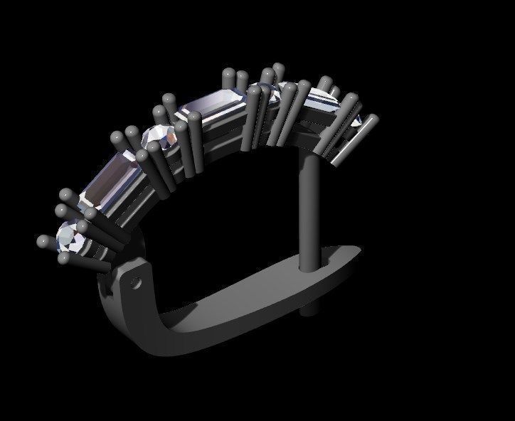 Earrings 25 3D print model_9