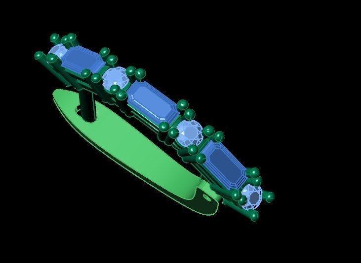 Earrings 25 3D print model_8