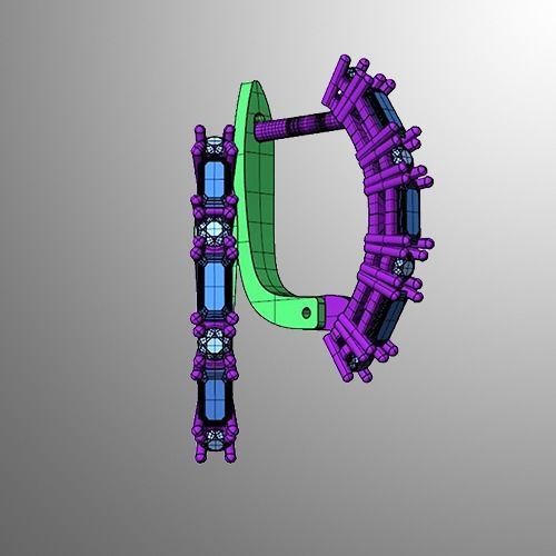 Earrings 25 3D print model_2