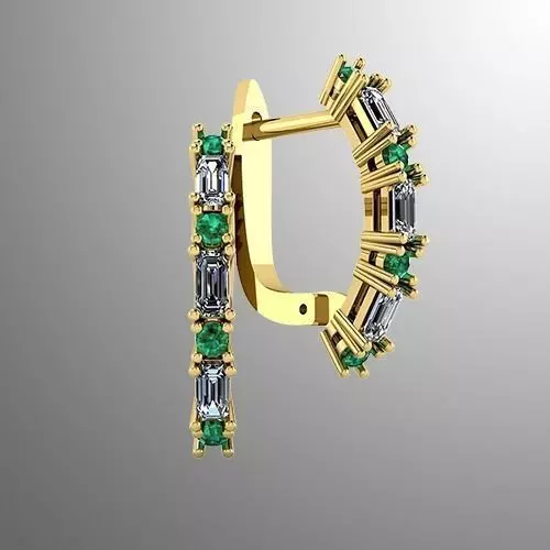 Earrings 25 3D print model_0