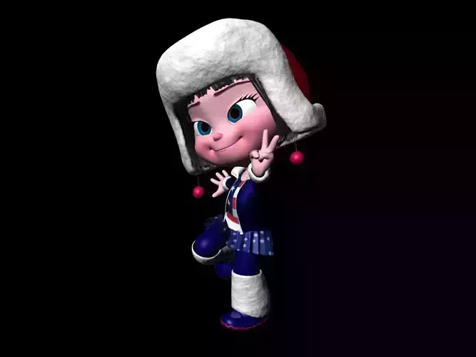 Adorabeezle Winterpop Free 3D model
