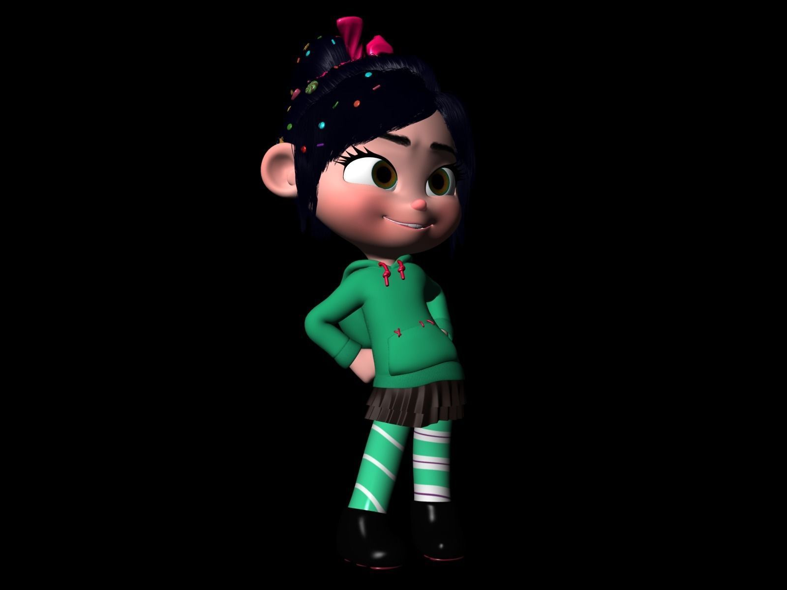 Sugar Rush Racers plus Diet cola mountain Free 3D model_3