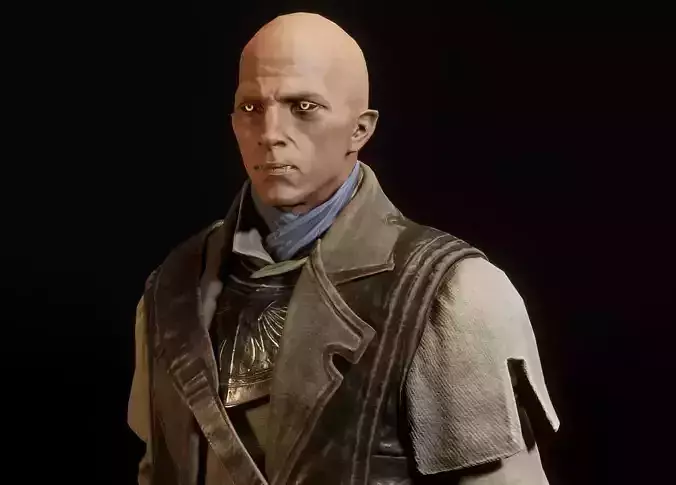 Vampire Brigand Low-poly 3D model