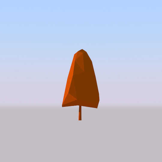 tree Red pine Low Poly Free low-poly 3D model_1