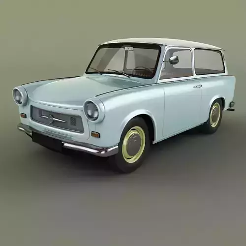 Trabant 601 Kombi 3D model