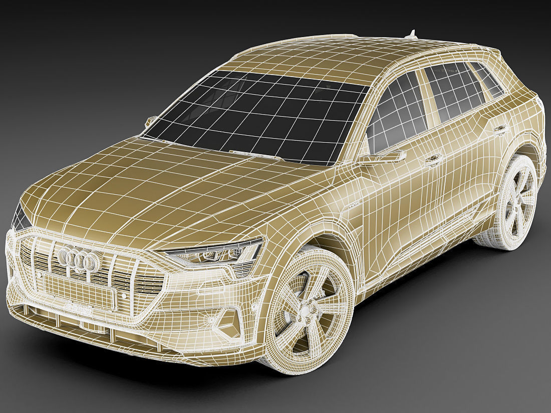 Audi E-Tron 2020 3D model_19
