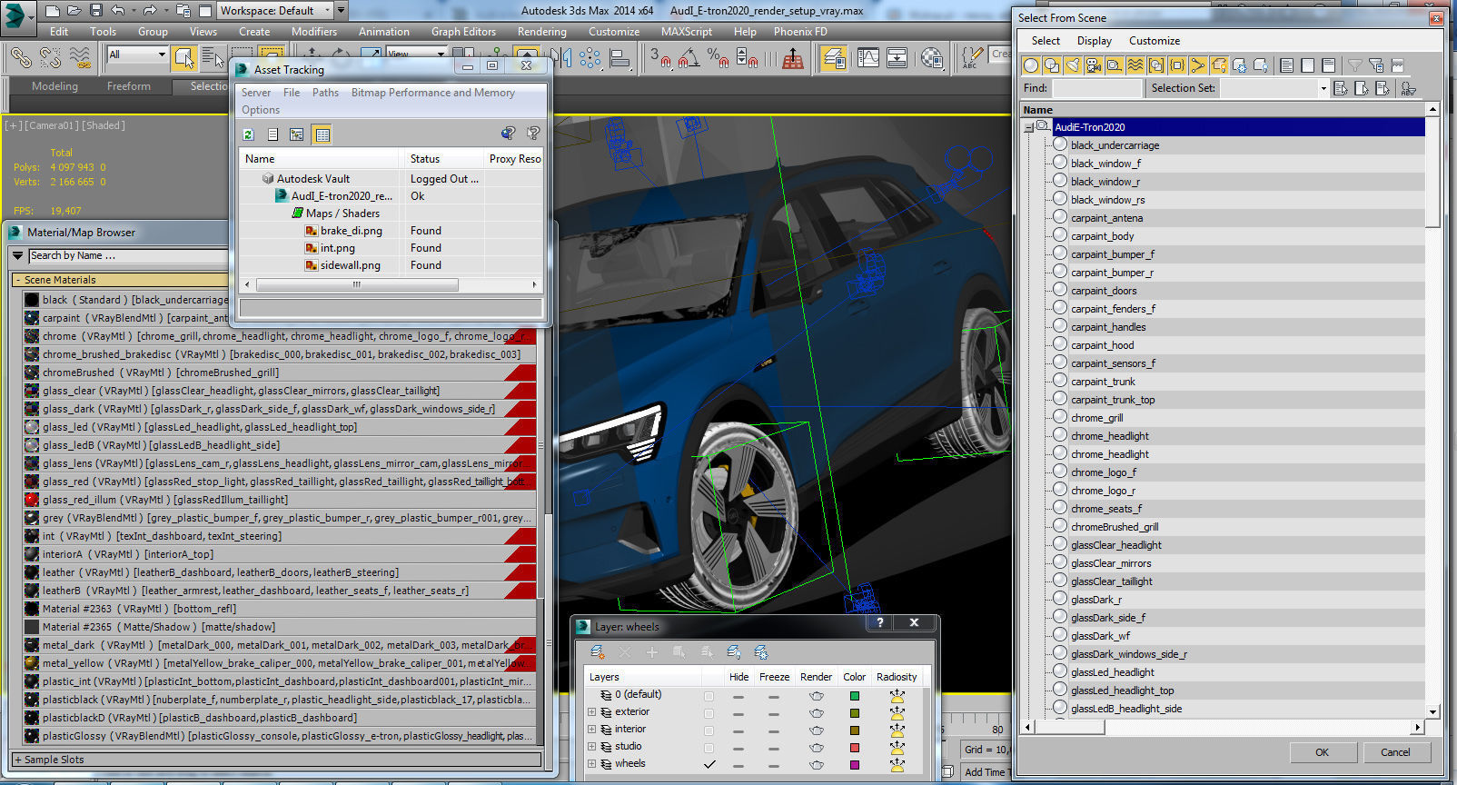 Audi E-Tron 2020 3D model_21