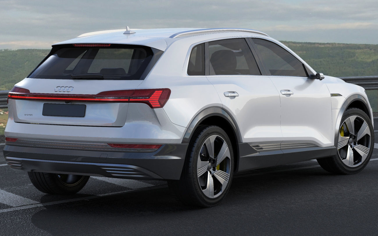 Audi E-Tron 2020 3D model_14