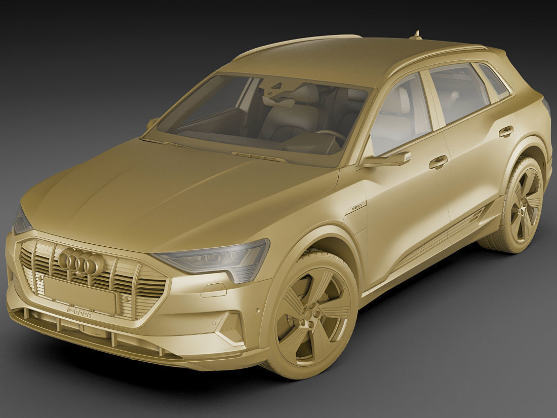 Audi E-Tron 2020 3D model_15