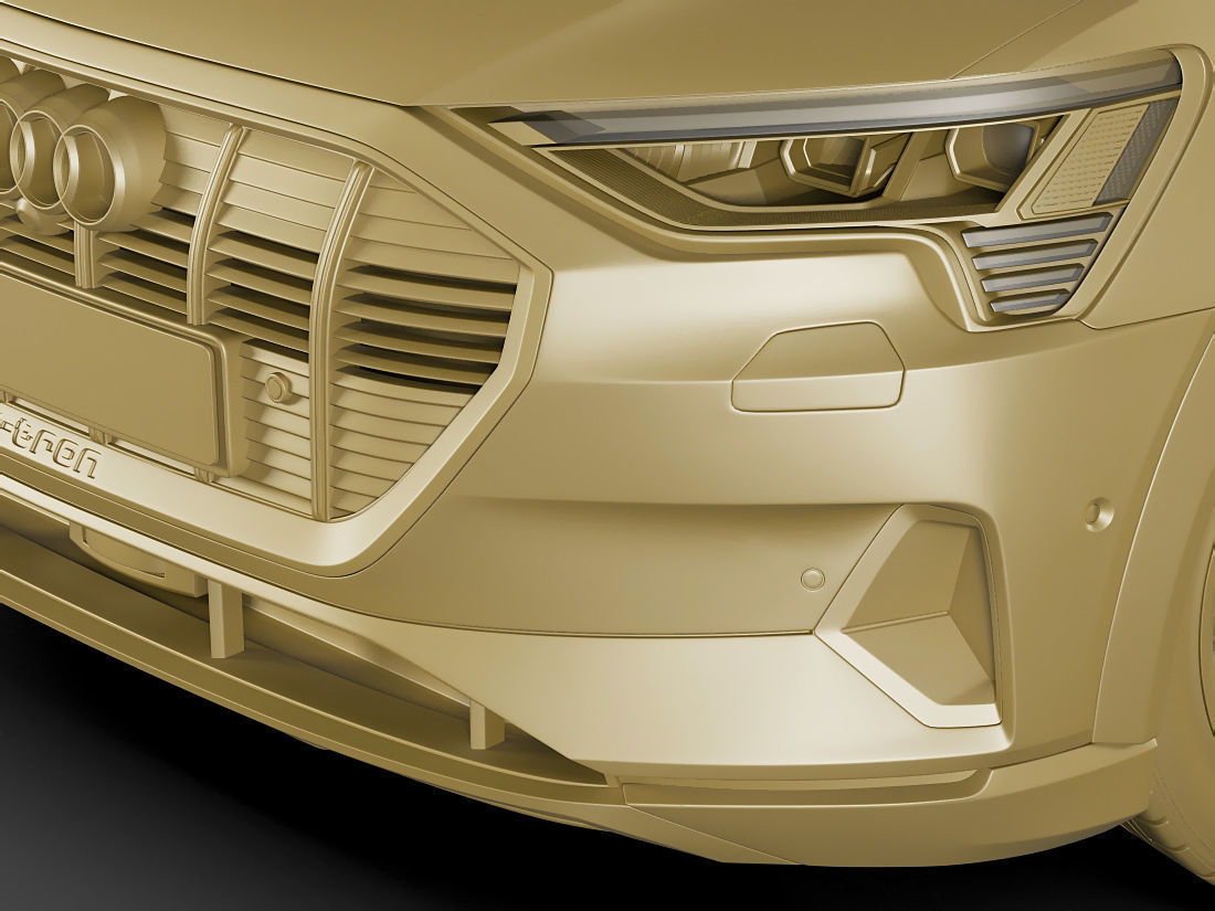 Audi E-Tron 2020 3D model_17