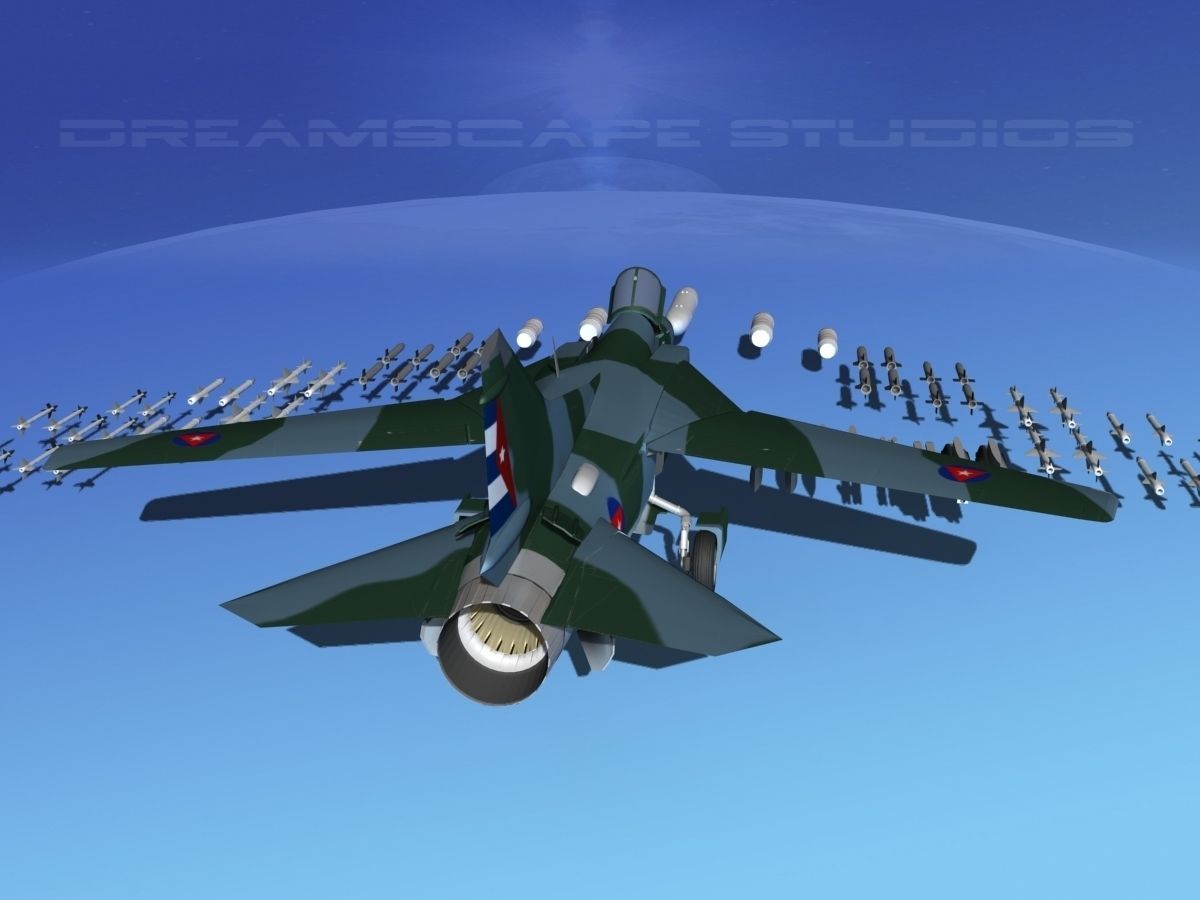 Mig-23 Fighter V26 Cuba 3D model_8