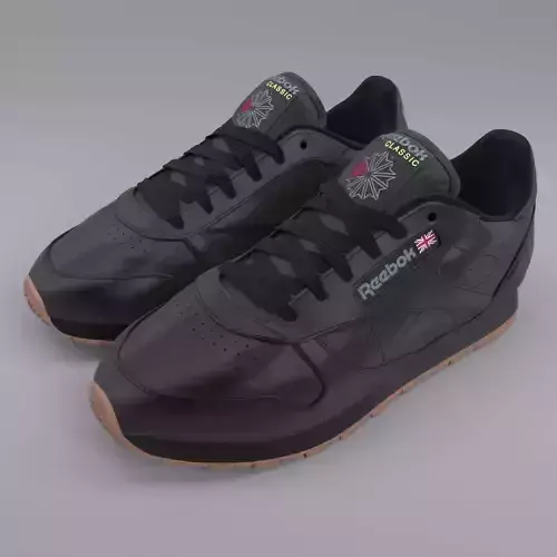 Reebok Classic Leather Black Gum PBR