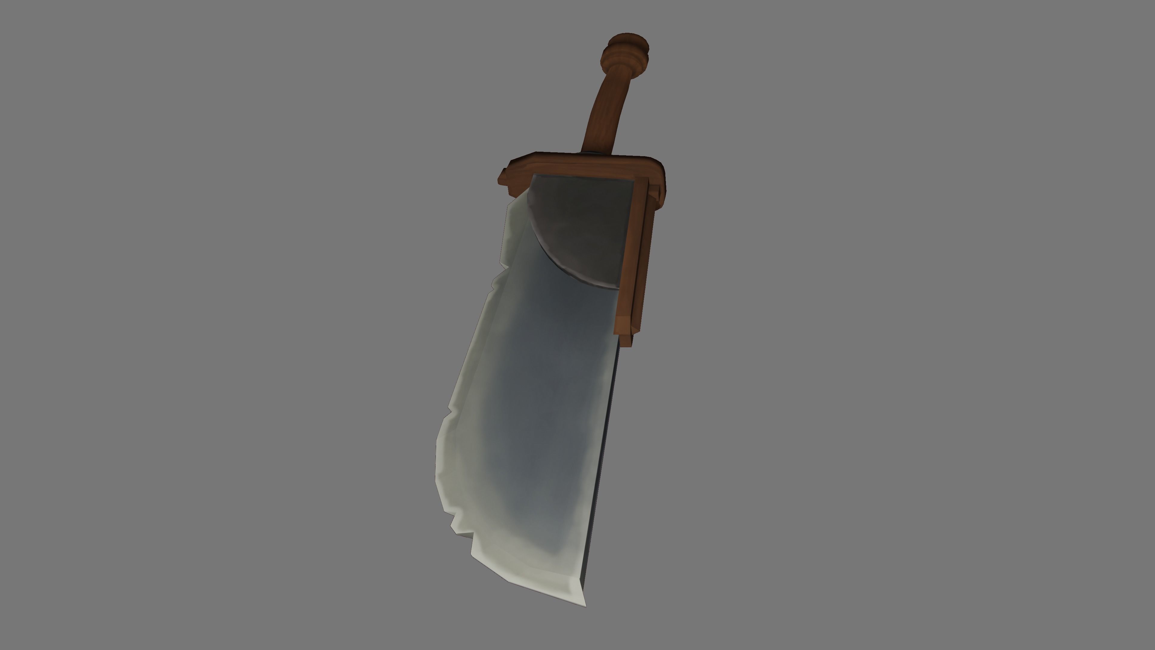 Stylized Sword Low-poly 3D model_3