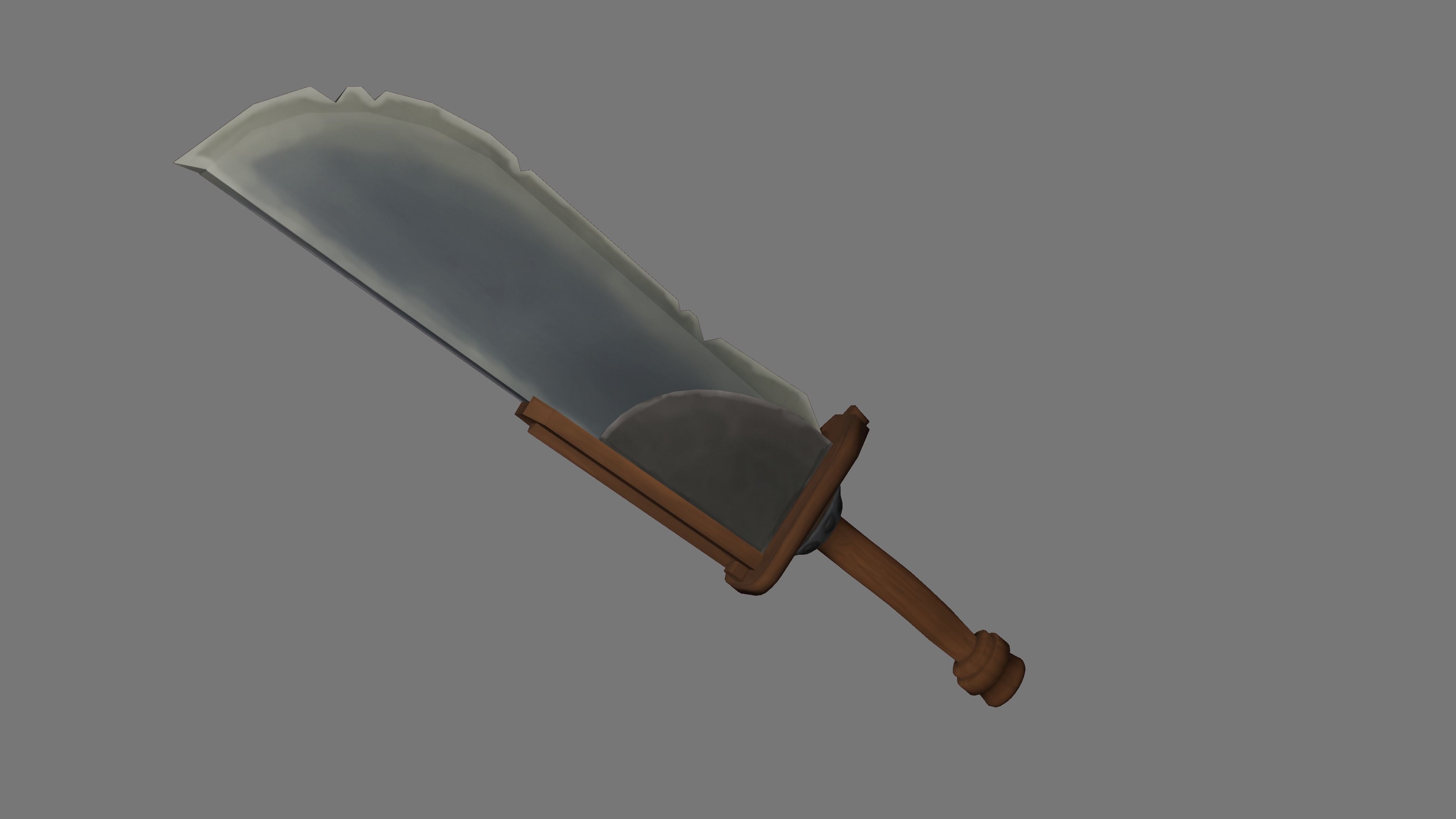 Stylized Sword Low-poly 3D model_2