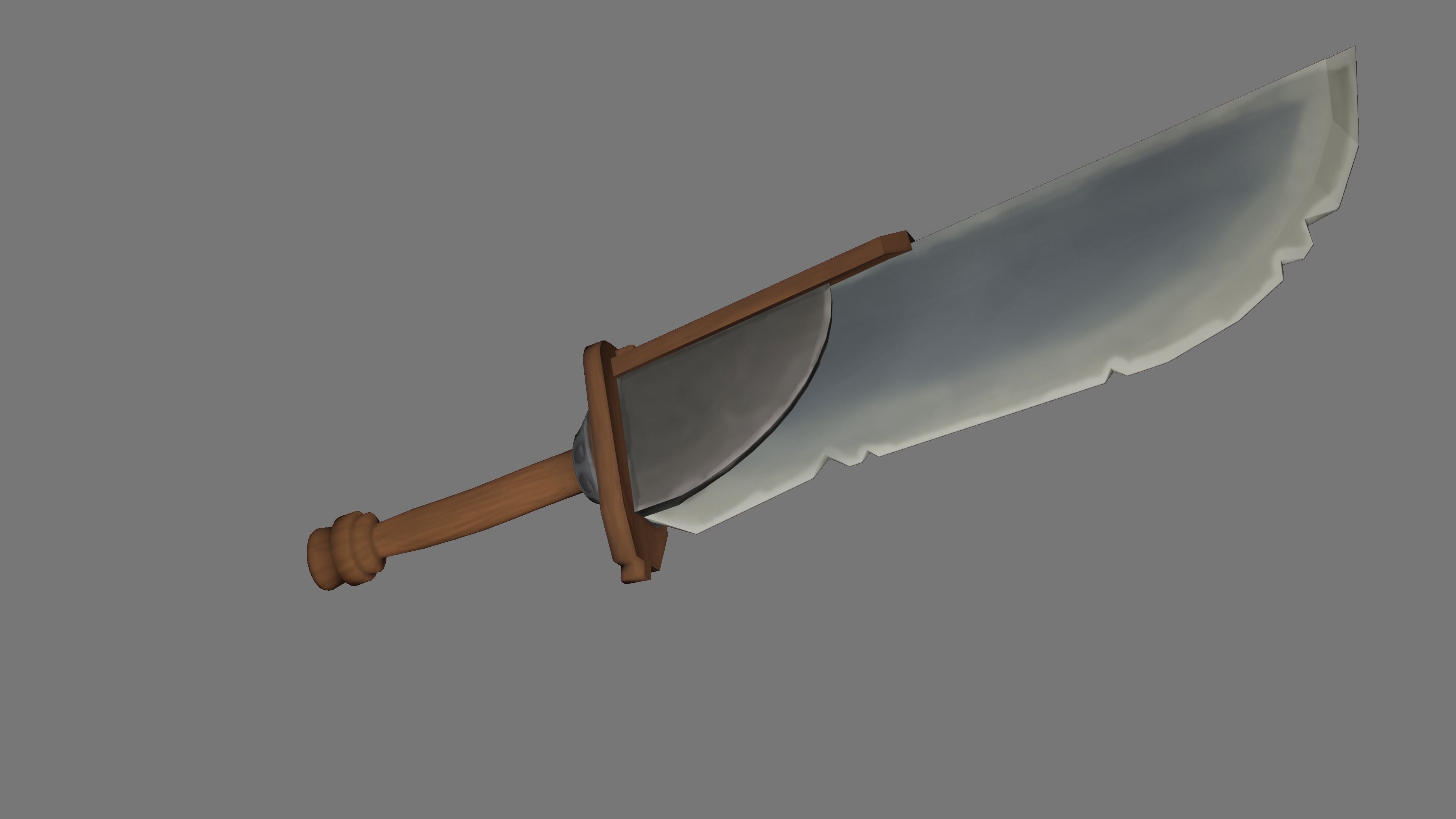 Stylized Sword Low-poly 3D model_4