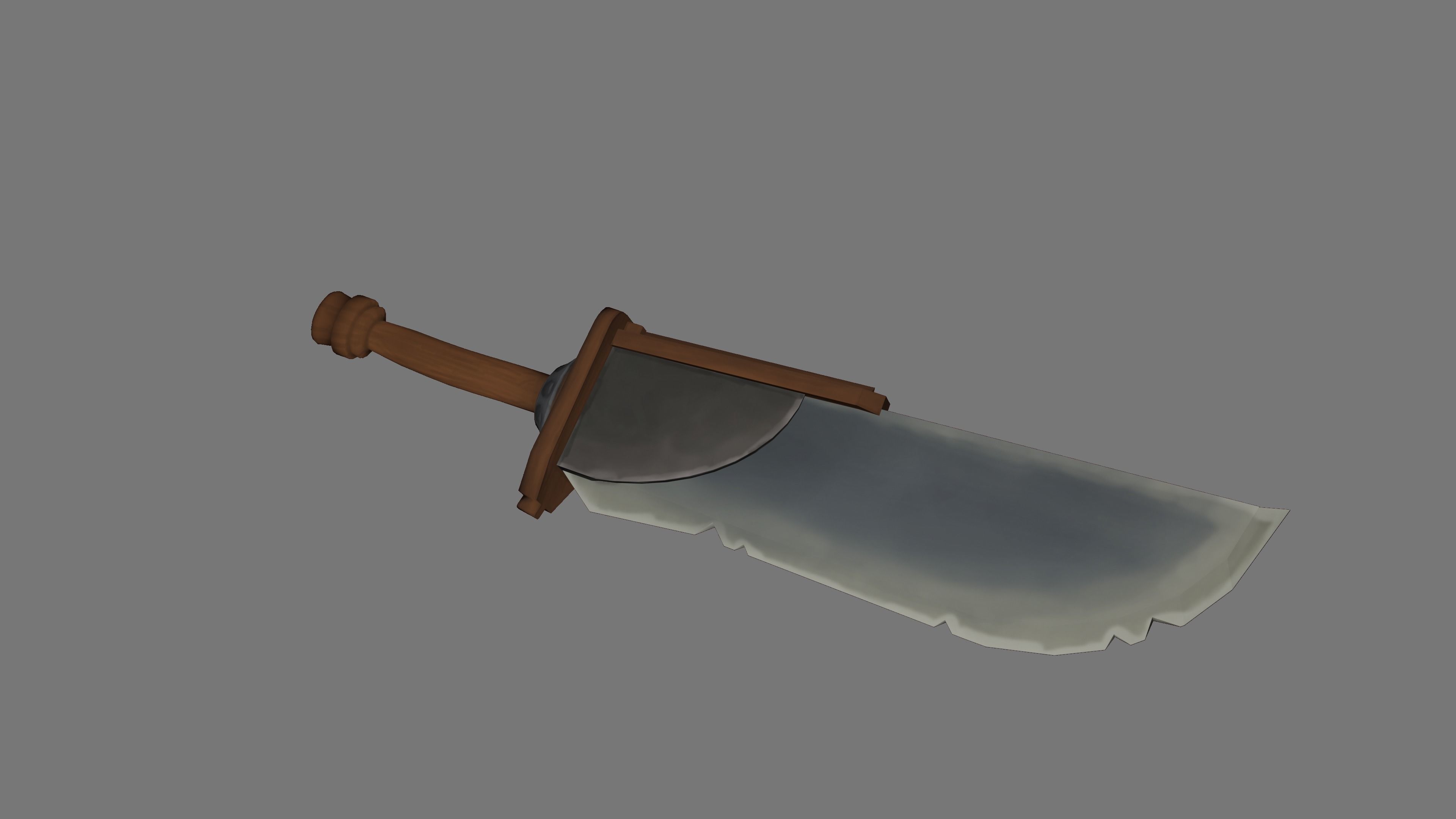 Stylized Sword Low-poly 3D model_1