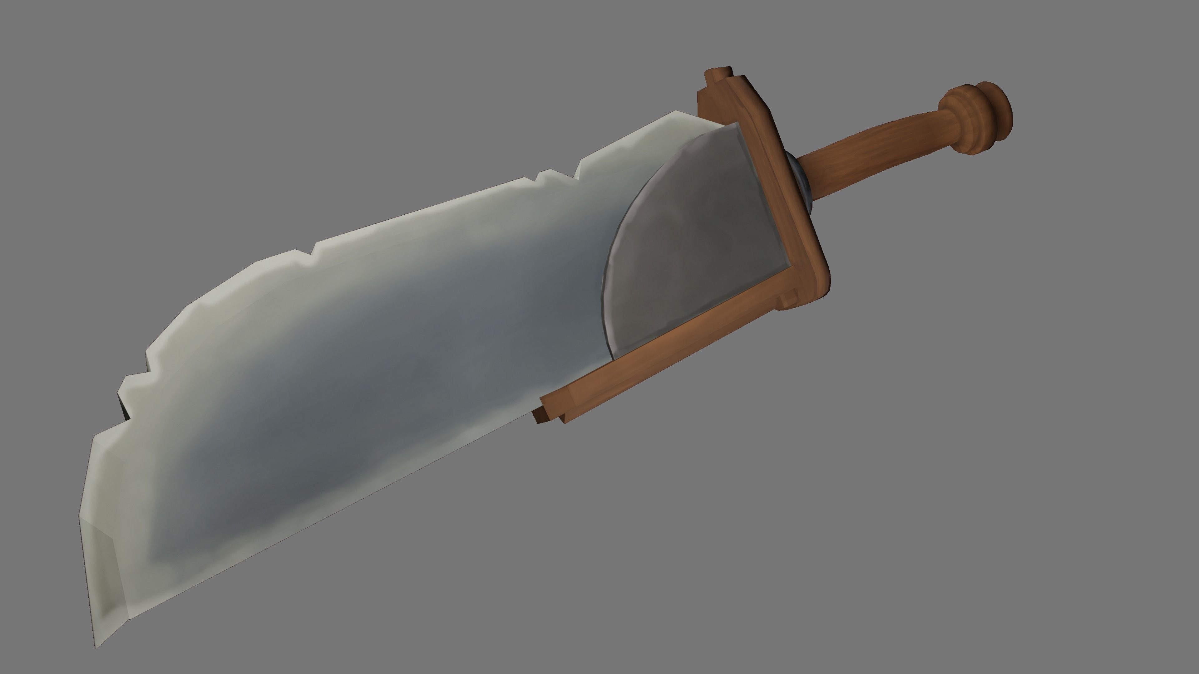 Stylized Sword Low-poly 3D model_5