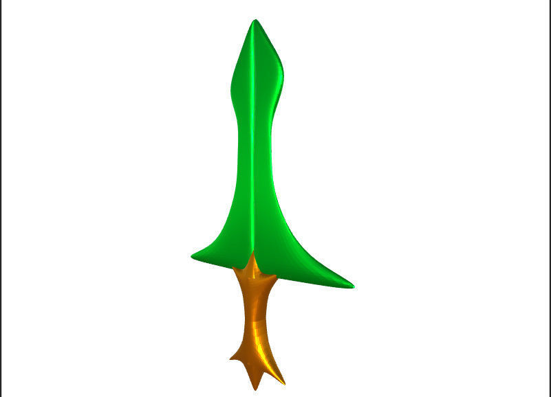 Tree Sword 3D model_2