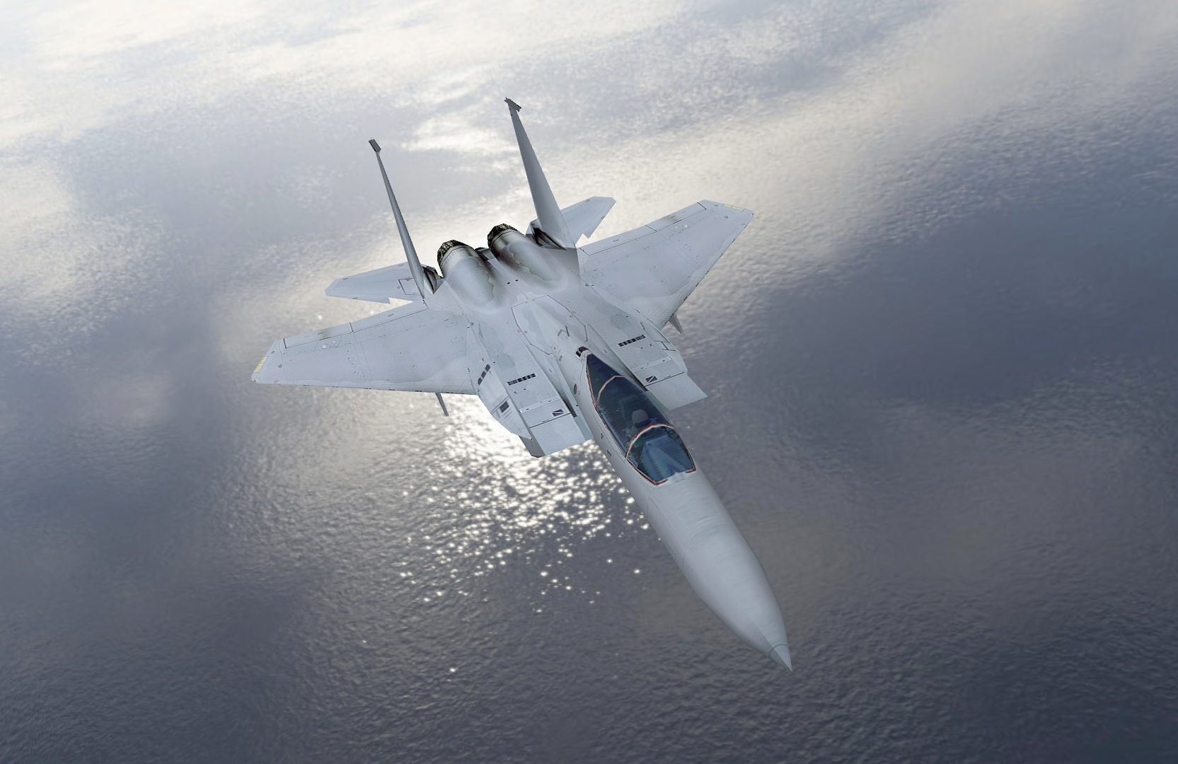 McDonnel Douglas F15 Eagle Low-poly 3D model_2