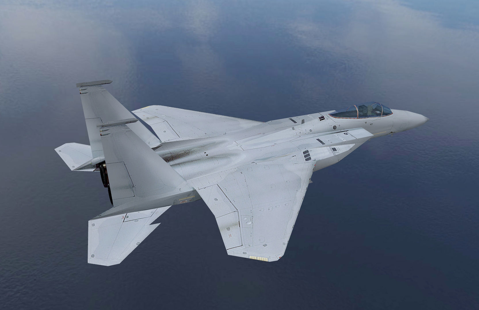 McDonnel Douglas F15 Eagle Low-poly 3D model_4