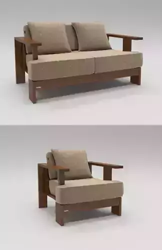 Comfortable contemporary sofa