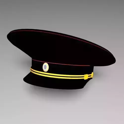 Russian police hat 3D model
