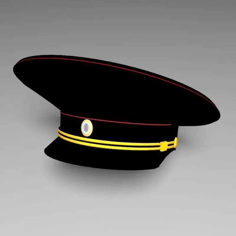 Russian police hat 3D model