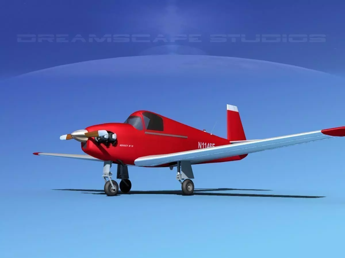 Mooney M-18 Mite V04 3D model