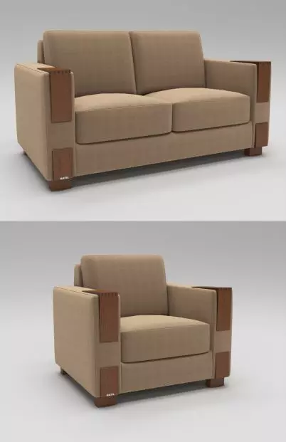 Squareton sofa 3D model