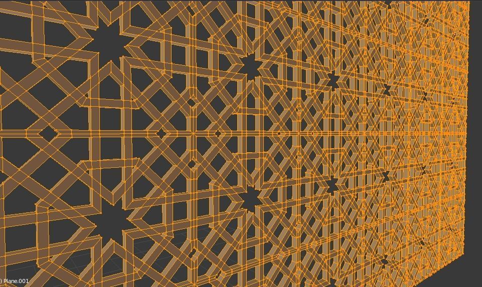 Arabian pattern Ornament 5 3D model_2