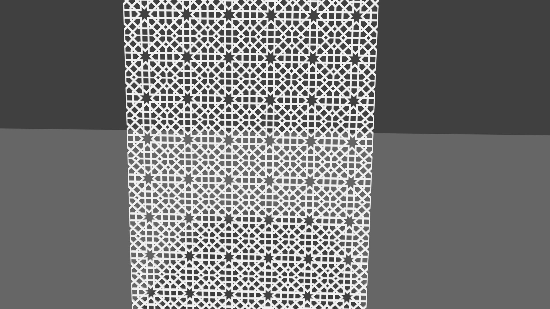 Arabian pattern Ornament 5 3D model_1