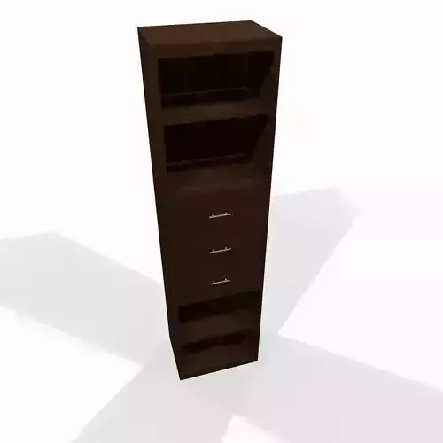Narrow wooden shelf