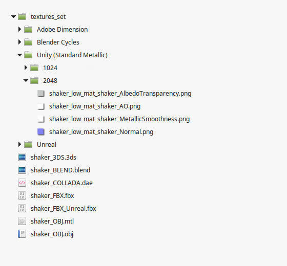 Shaker silver cocktail Low-poly 3D model_8