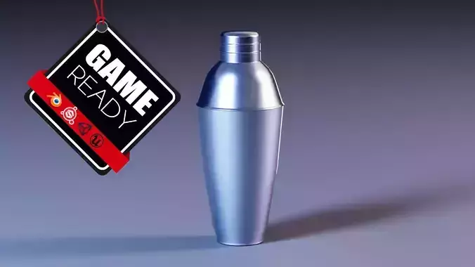 Shaker silver cocktail