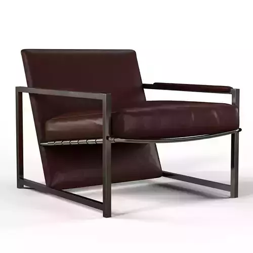 Atlane armchair by Minotti 3D Model